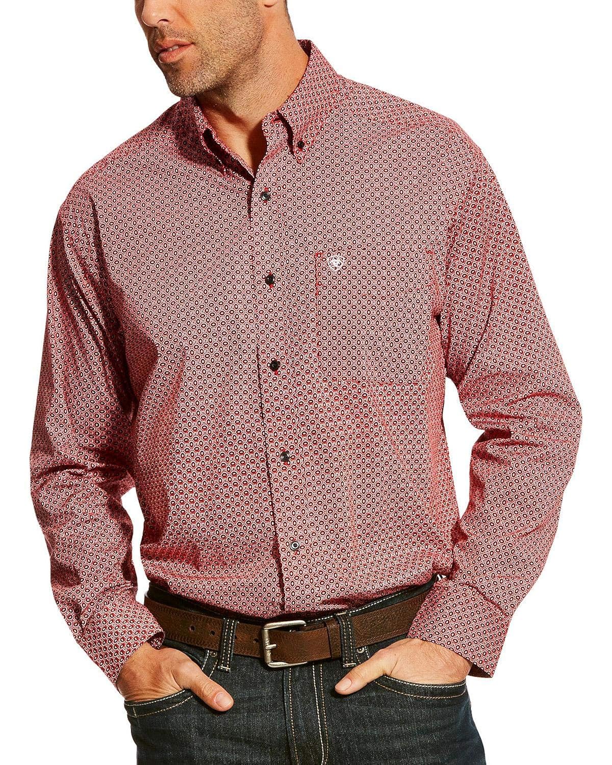 Men ARIAT Mens Classic Fit Long Sleeve 
