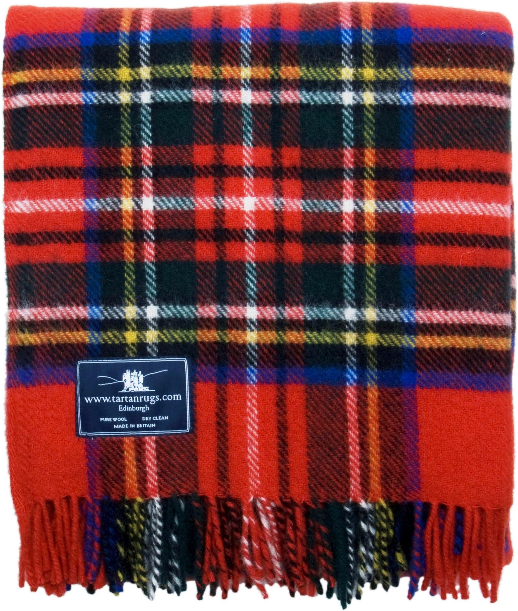 Royal Stewart Tartan Premium Wool Knee/Lap Rug