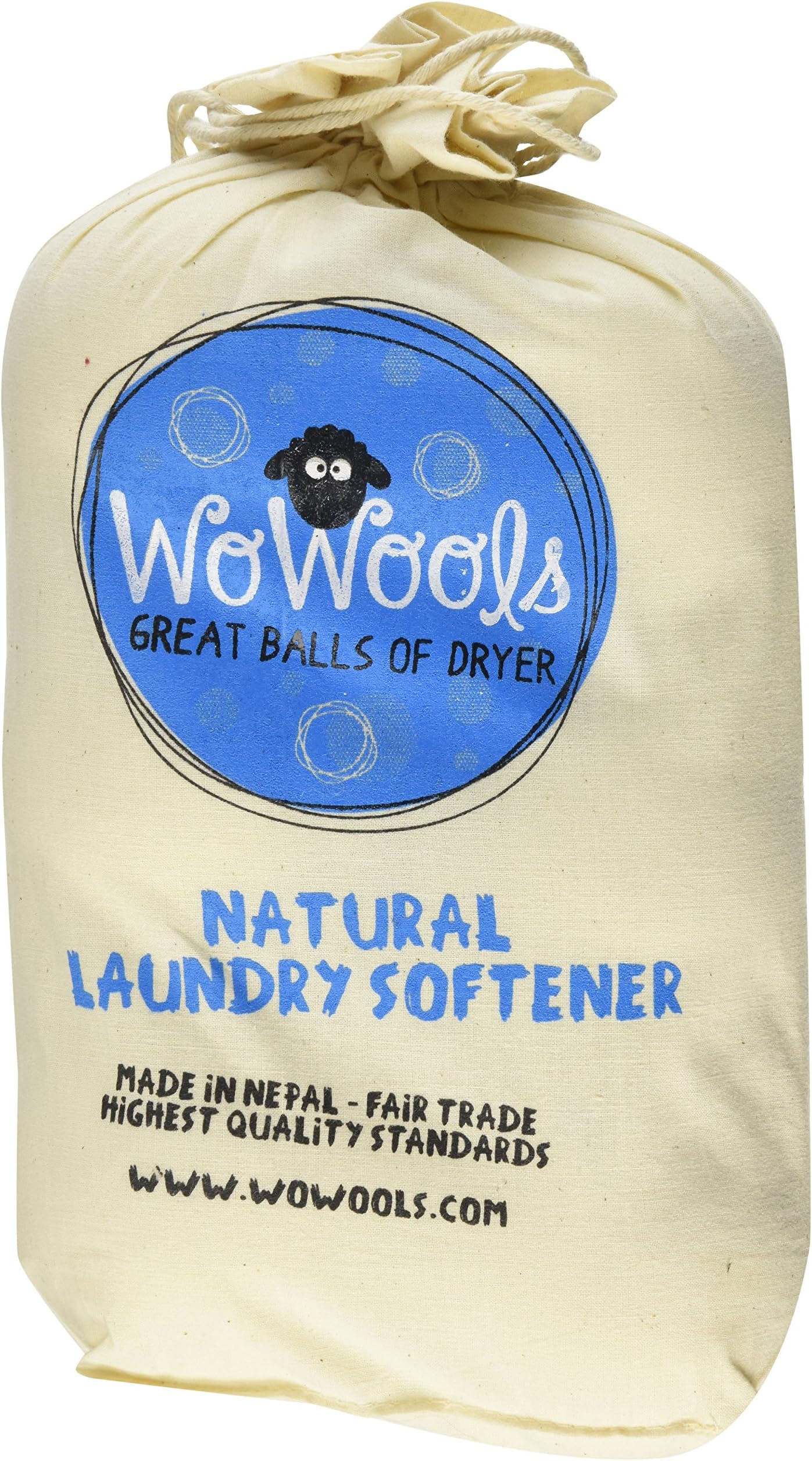 Wool Dryer Balls - Best Natural Fabric Softener - 6 Pack XL - No Toxic Chemicals - 100% Organic - Gift Bag - Free Guide on How to Eliminate Static (XL)