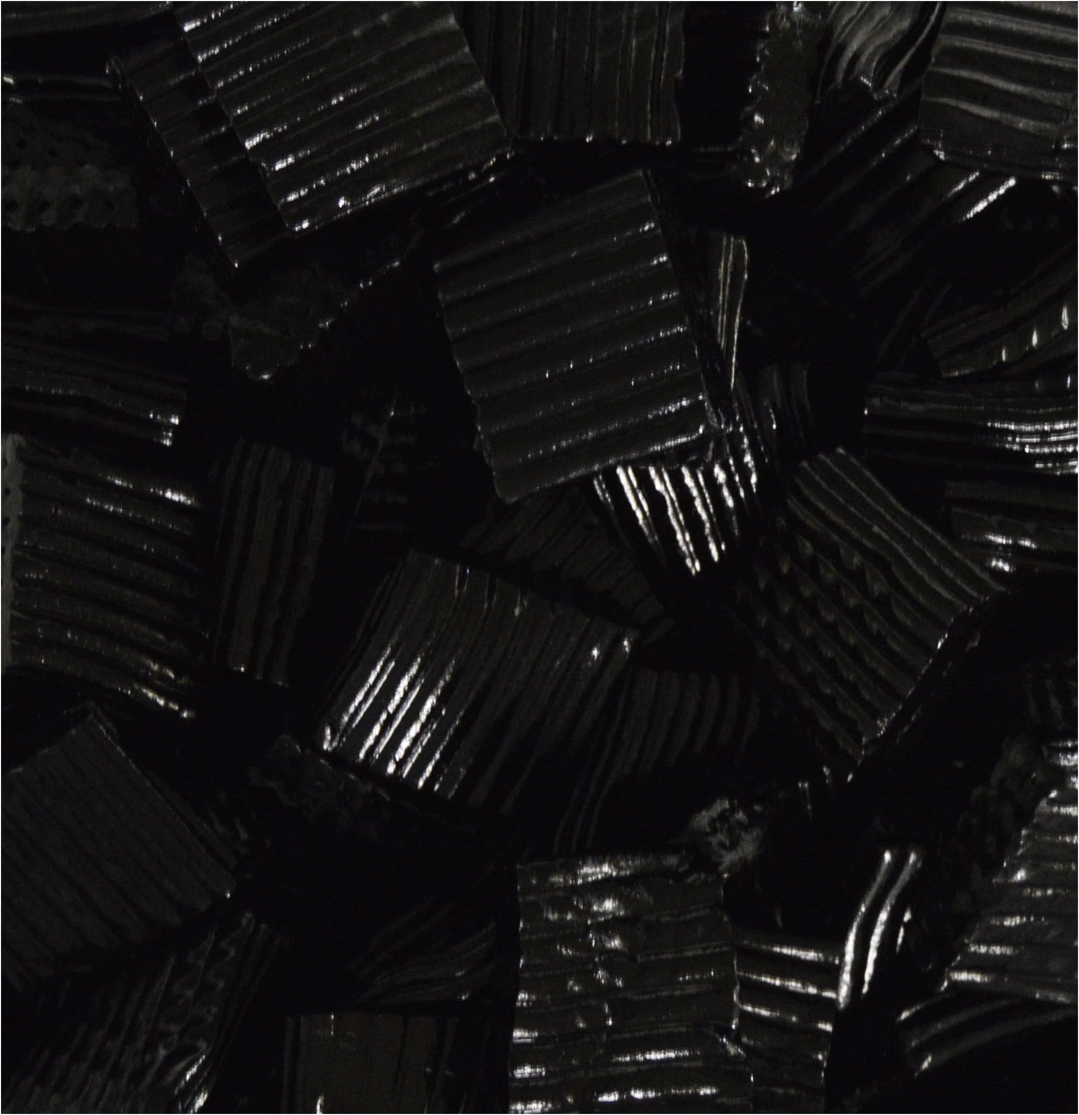 Finnish Salty Black Licorice Rugs Salmiak Matta 4.40 Pound Case Free of High Fructose Corn Syrup