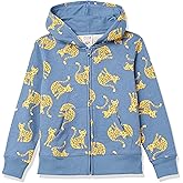 Amazon Essentials Girls and Toddlers' Fleece Zip-Up Hoodie Sweatshirt