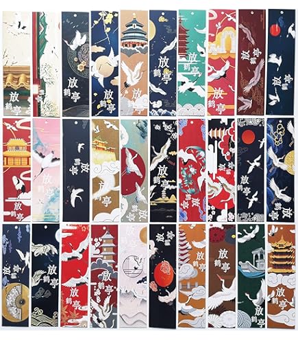 Yexiya 48 Pieces Tassel Anime Bookmark Inspirational Sri Lanka
