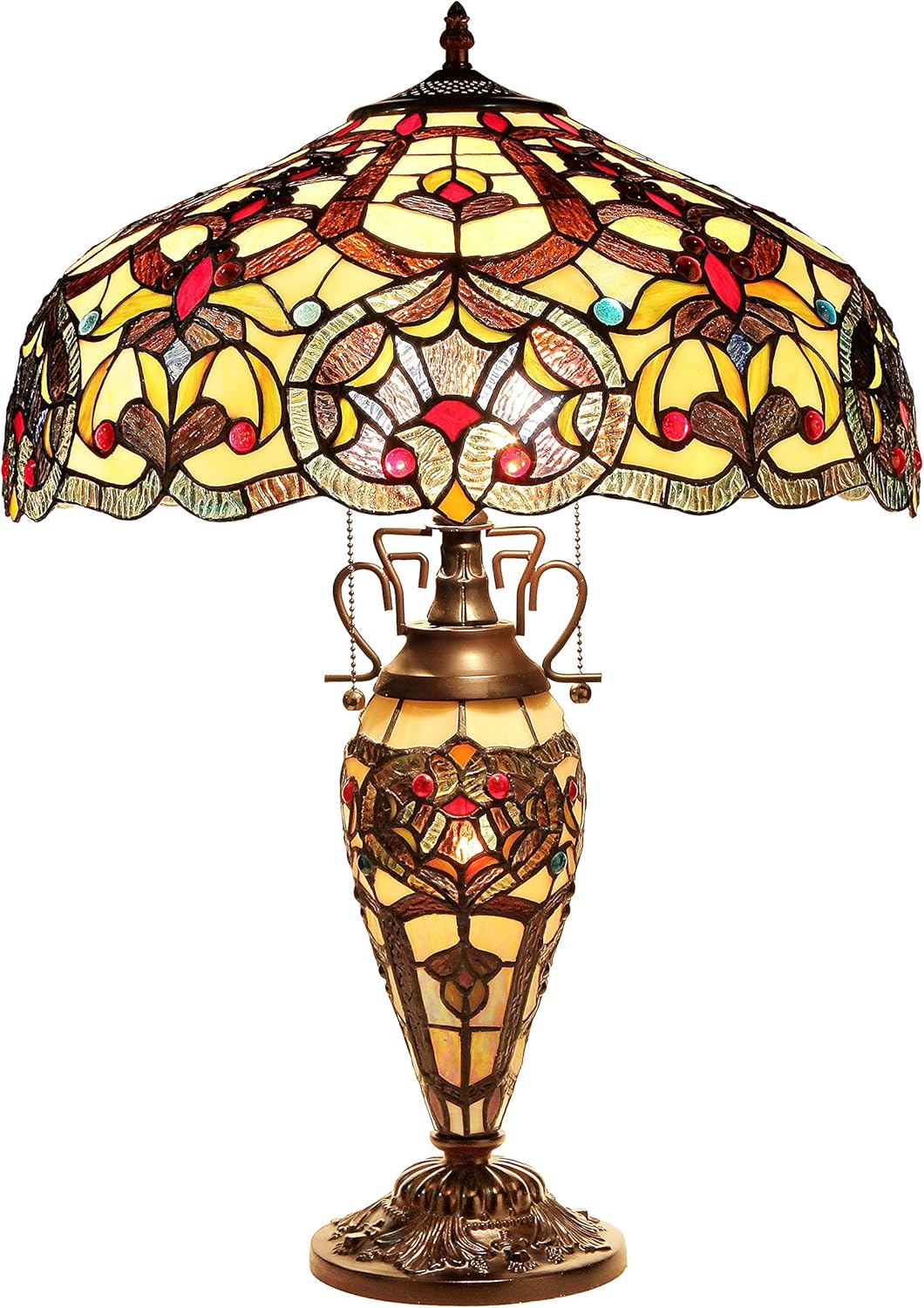 Best Small Double Lit Tiffany Style Table Lamps