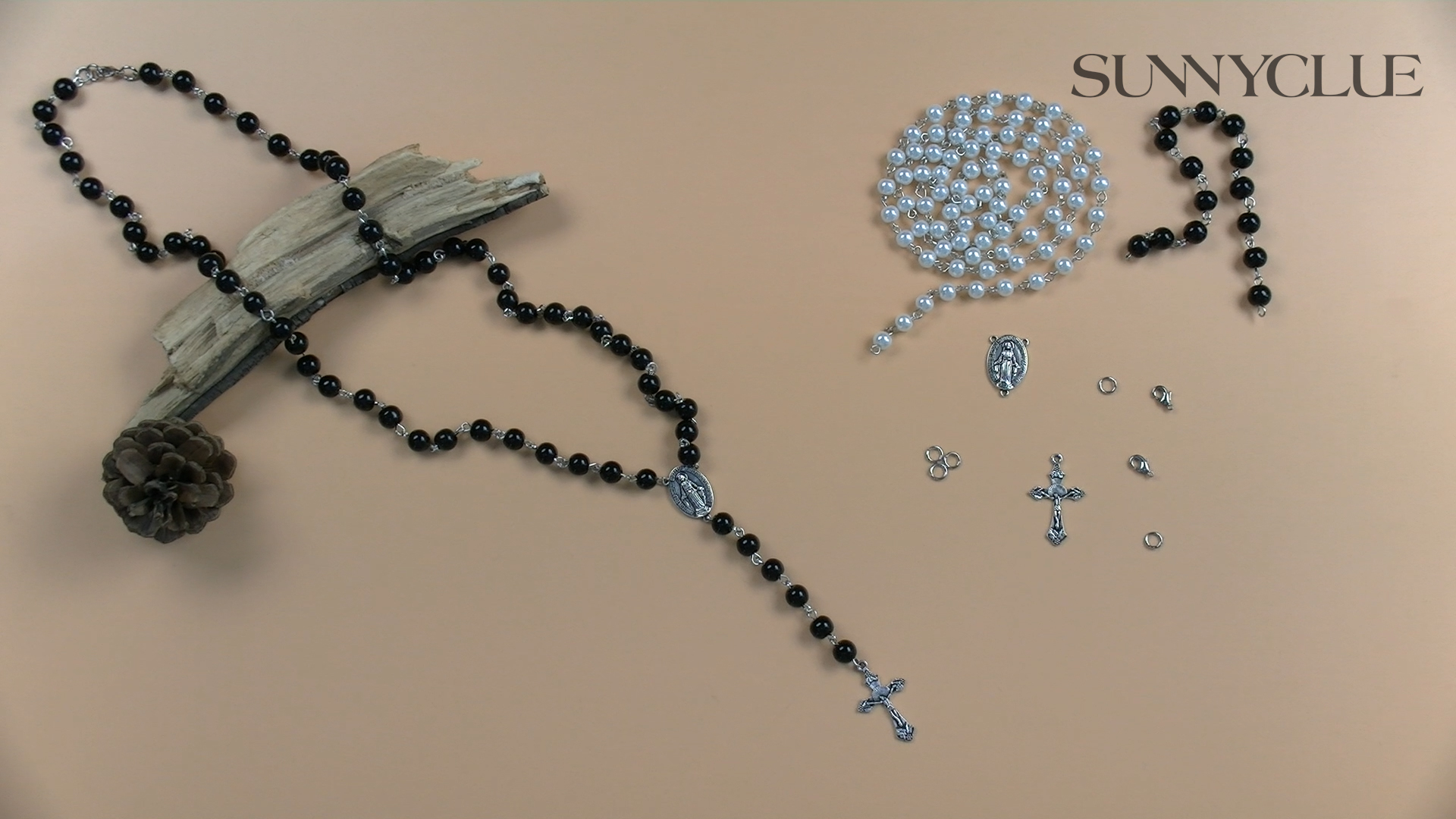 Amazon.com: SUNNYCLUE DIY 2 Sets Rosary Making Kit Rosary Necklace