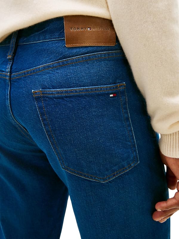 Vaqueros Hombre Regular Dover OLY Blue Straight Fit, Azul (OLY Blue), 38W/34L — foto 4 de 5