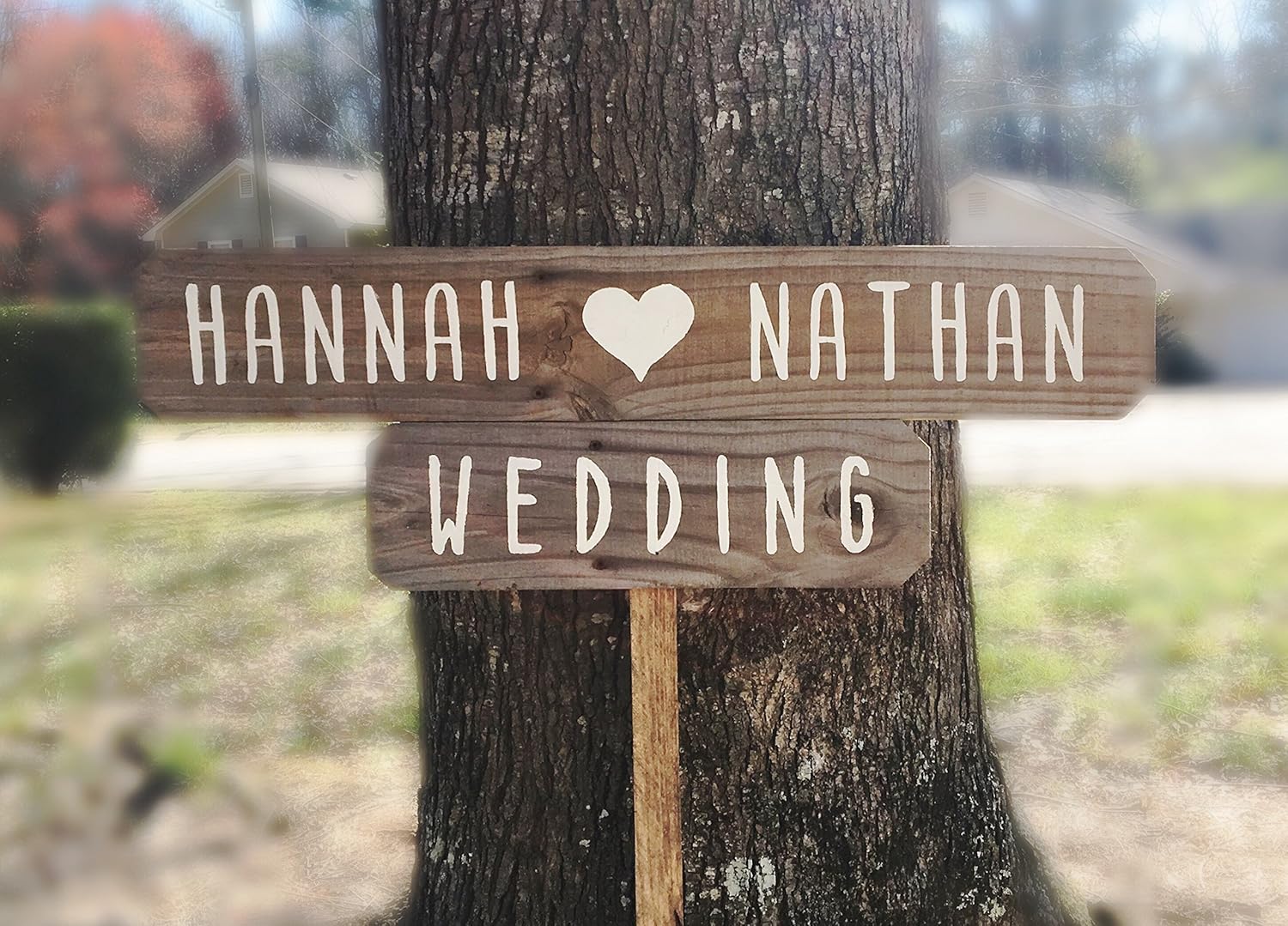 Amazon Com Personalized Wedding Welcome Sign Custom Rustic