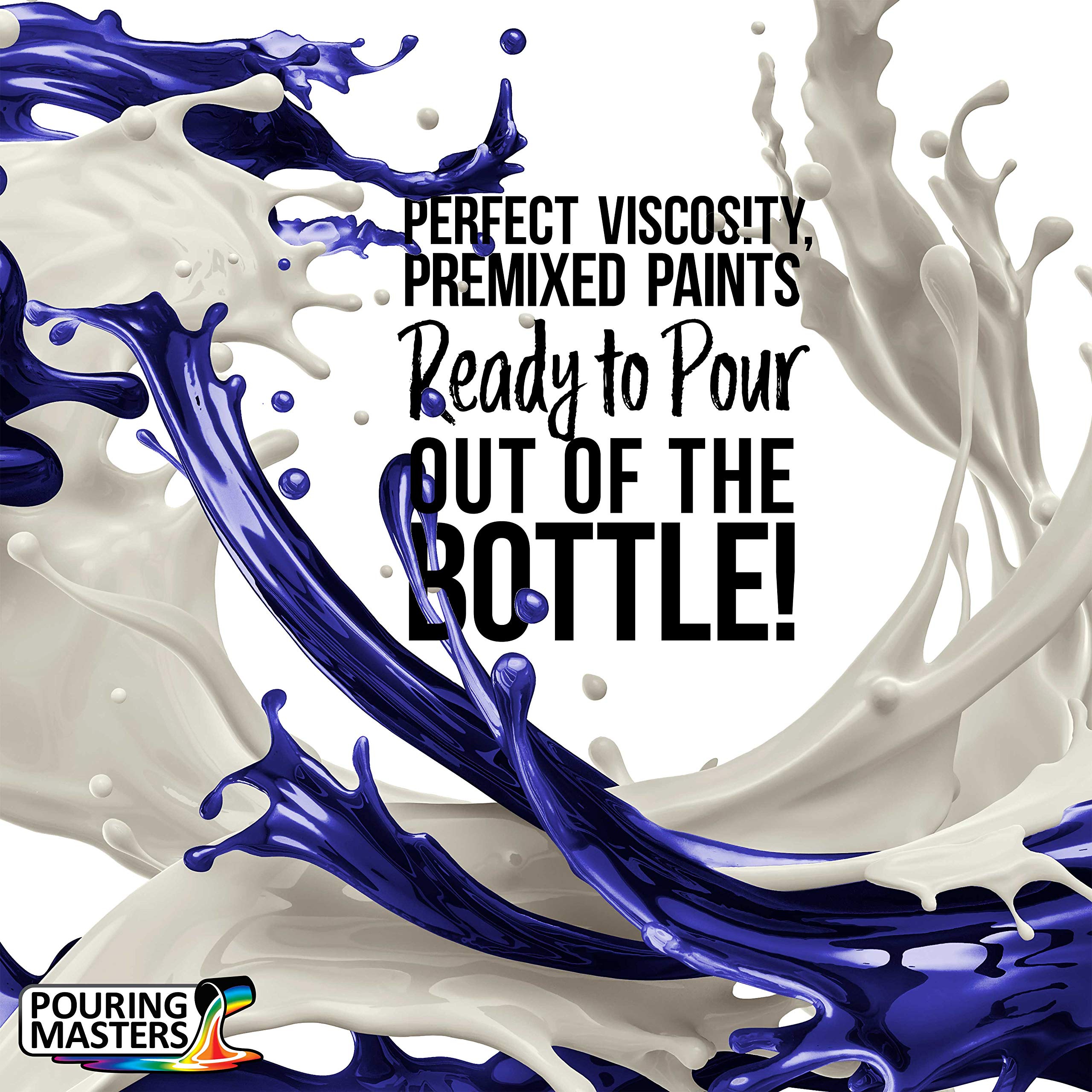 Steel Gray Ready-to-Pour Acrylic Paint - 64oz Pre-Mixed For Canvas, Wood & Fluid Art - View #8