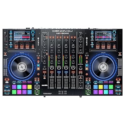 Denon DJ MCX8000 | Standalone DJ Player and Serato 4-Channel DJ Controller)