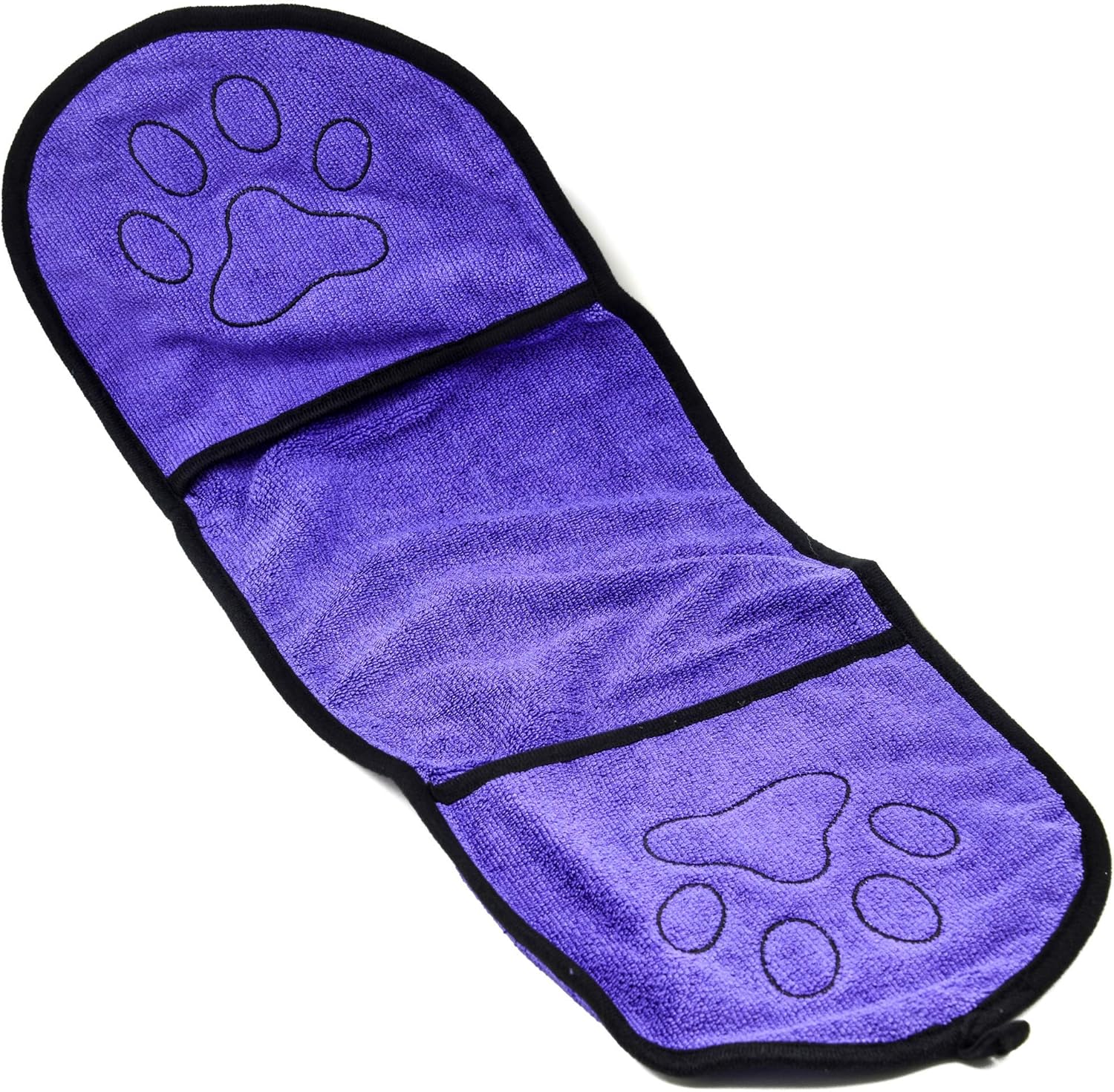 PROtastic Dog bath towel Purple - Microfiber, machine washable quick drying pet towel