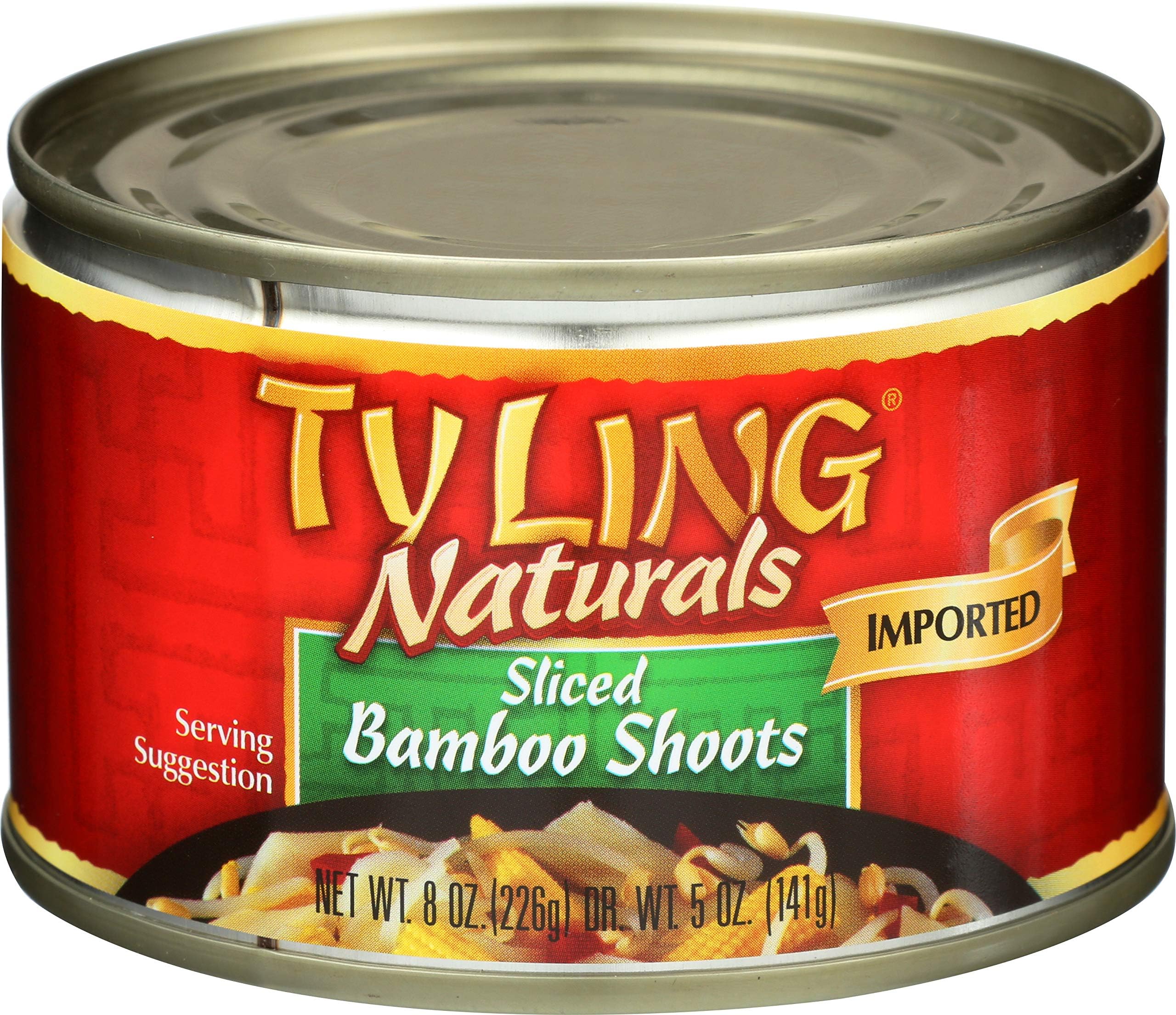 Ty Ling Sliced Bamboo Shoots, 8-Ounce Cans (Pack of 12)