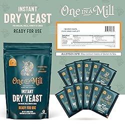 One in a Mill Instant Dry Yeast Packets | Fast