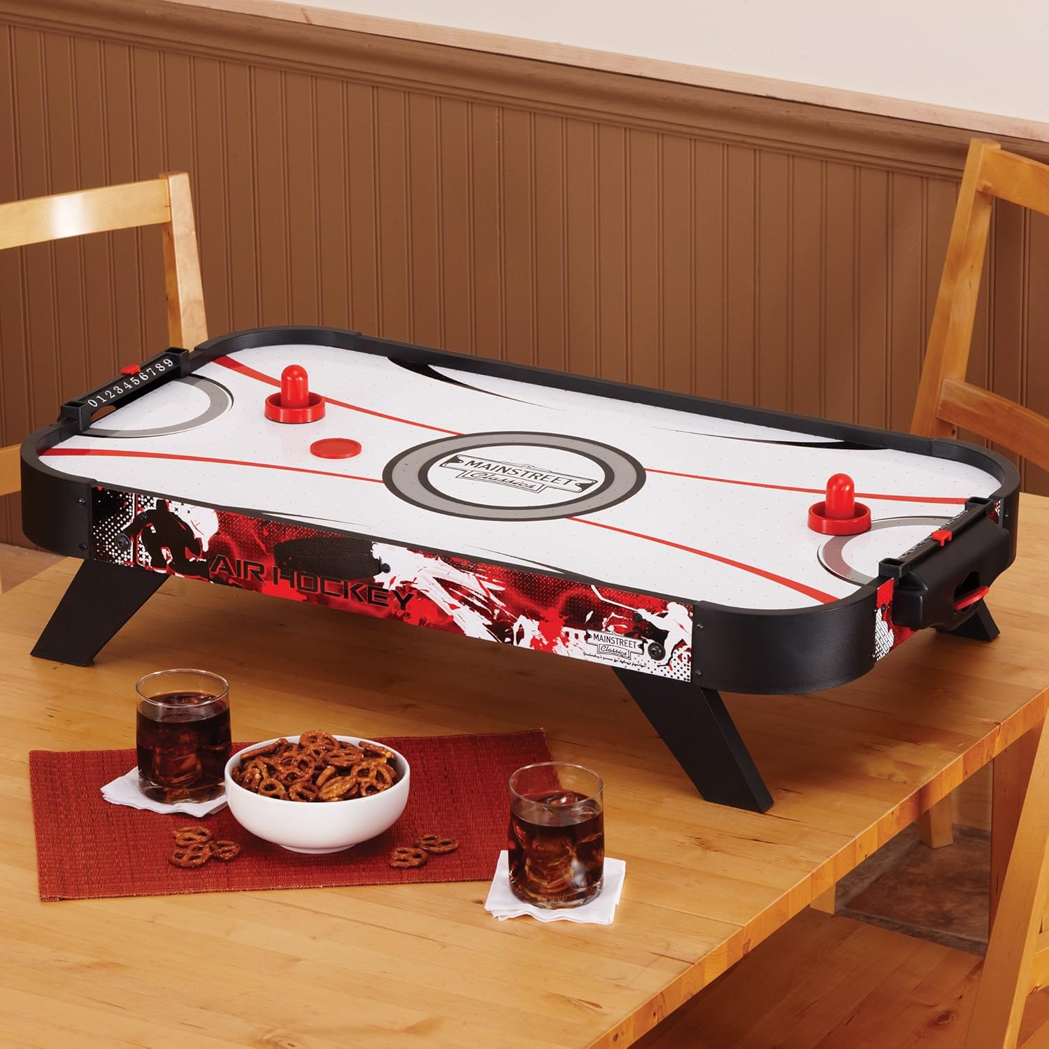 Mainstreet Classics 35-Inch Table Top Air Hockey Game : Air Hockey Equipment : Sports & Outdoors