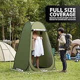 ZENO Toilet Privacy Tent | Portable Pop Up Shower Changing Tent for Outdoor view 3