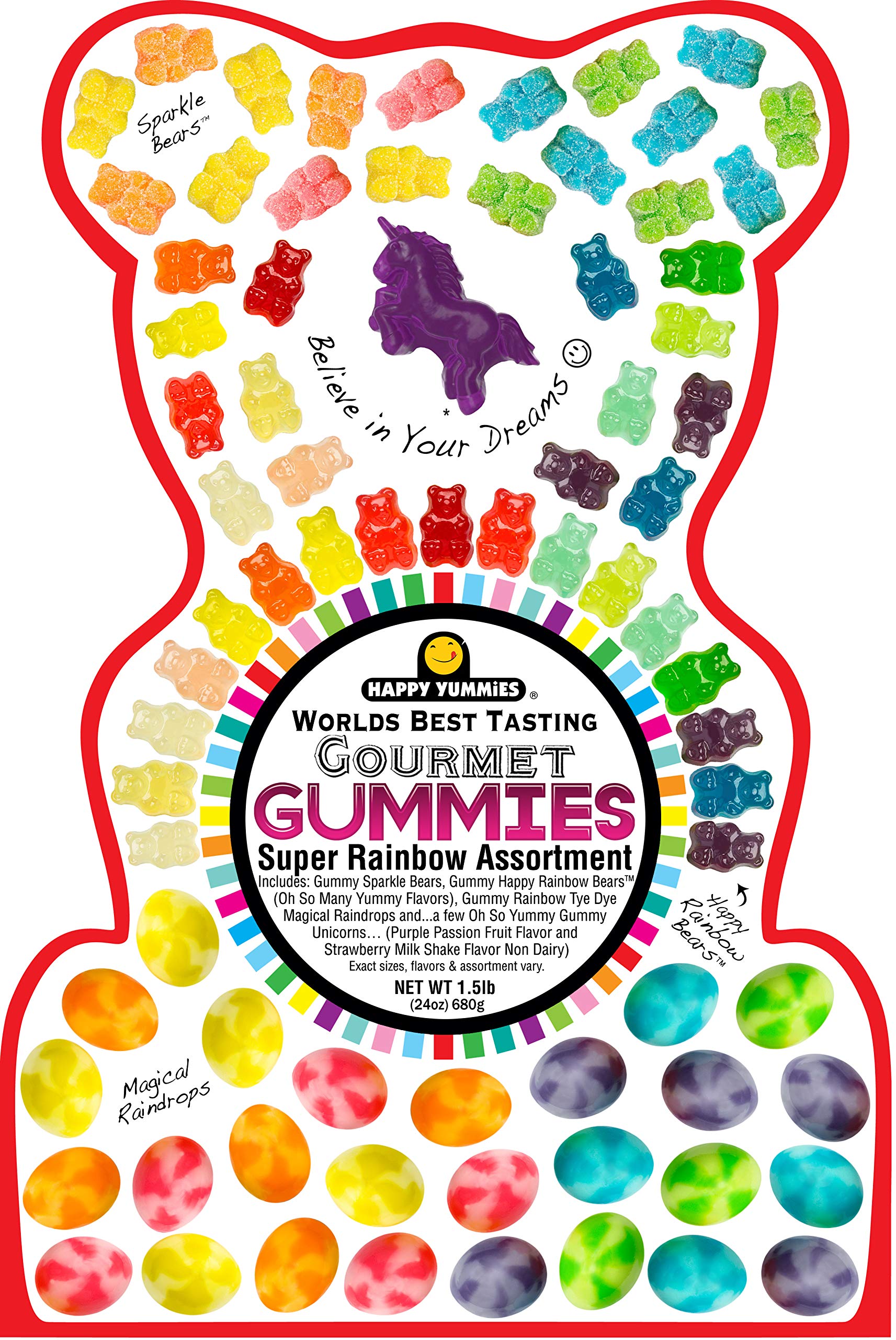 Happy Yummies Worlds Best Tasting Gourmet Gummies Super