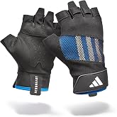 Adidas Performance Weightlifting Gloves, Fingerless Aeroready Workout Gloves