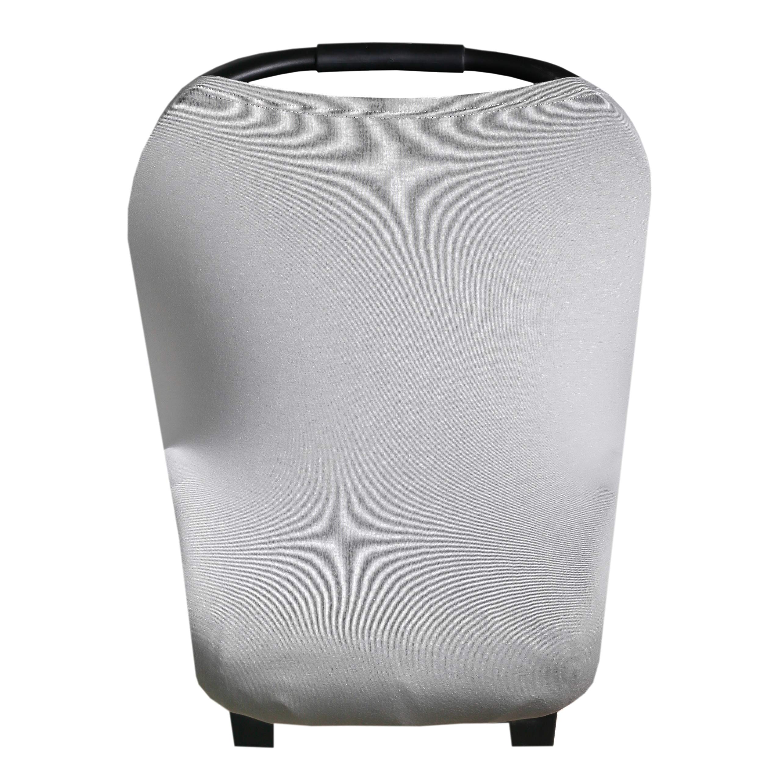 Copper Pearl Baby Car Seat Cover Canopy and Nursing Cover Multi-Use Stretchy 5 in 1 Gift "Stone"
