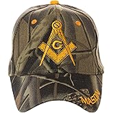 Artisan Owl Masonic Square and Compass Hat - 100% Acrylic Embroidered Cap