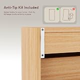 Vida Designs Pine Wood Shoe Cabinet with 2 Drawers Slim Hallway Storage view 8
