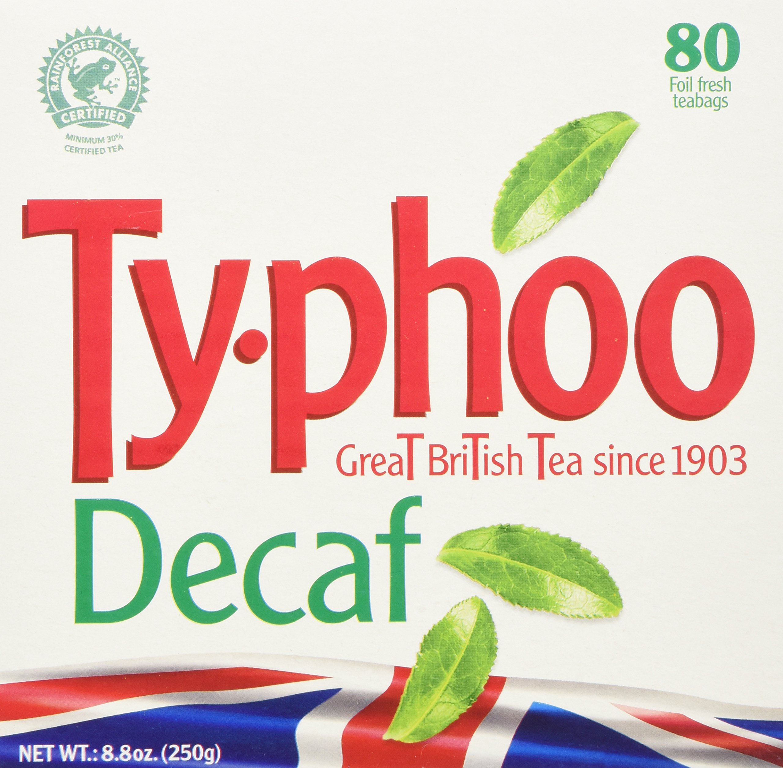 Typhoo Black Tea, 80ct Bags Grocery Tea Sampler