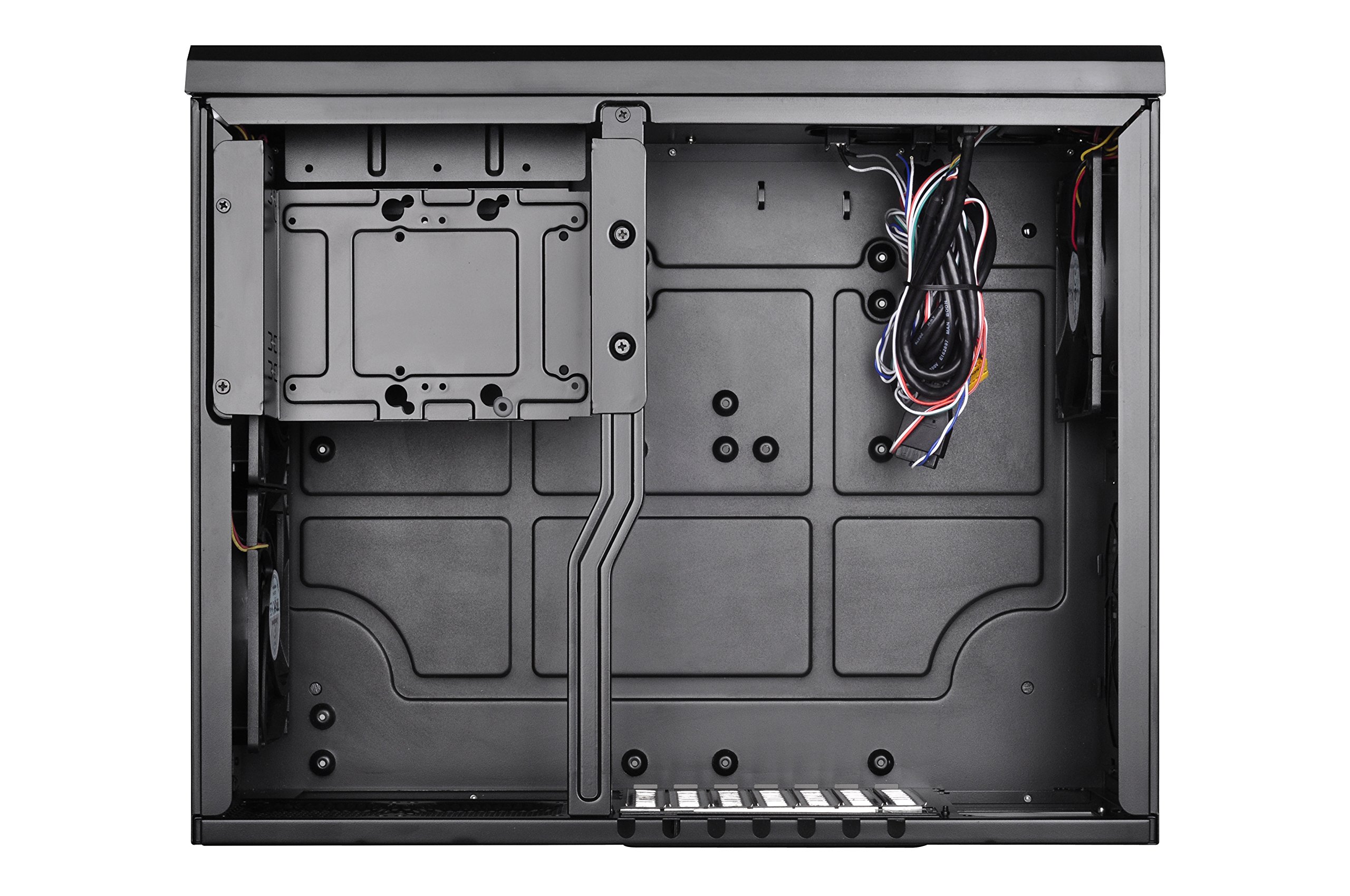 SilverStone Technology Home Theater Computer Case (HTPC)with lockable front panel for ATX / Micro-ATX Motherboards GD10B