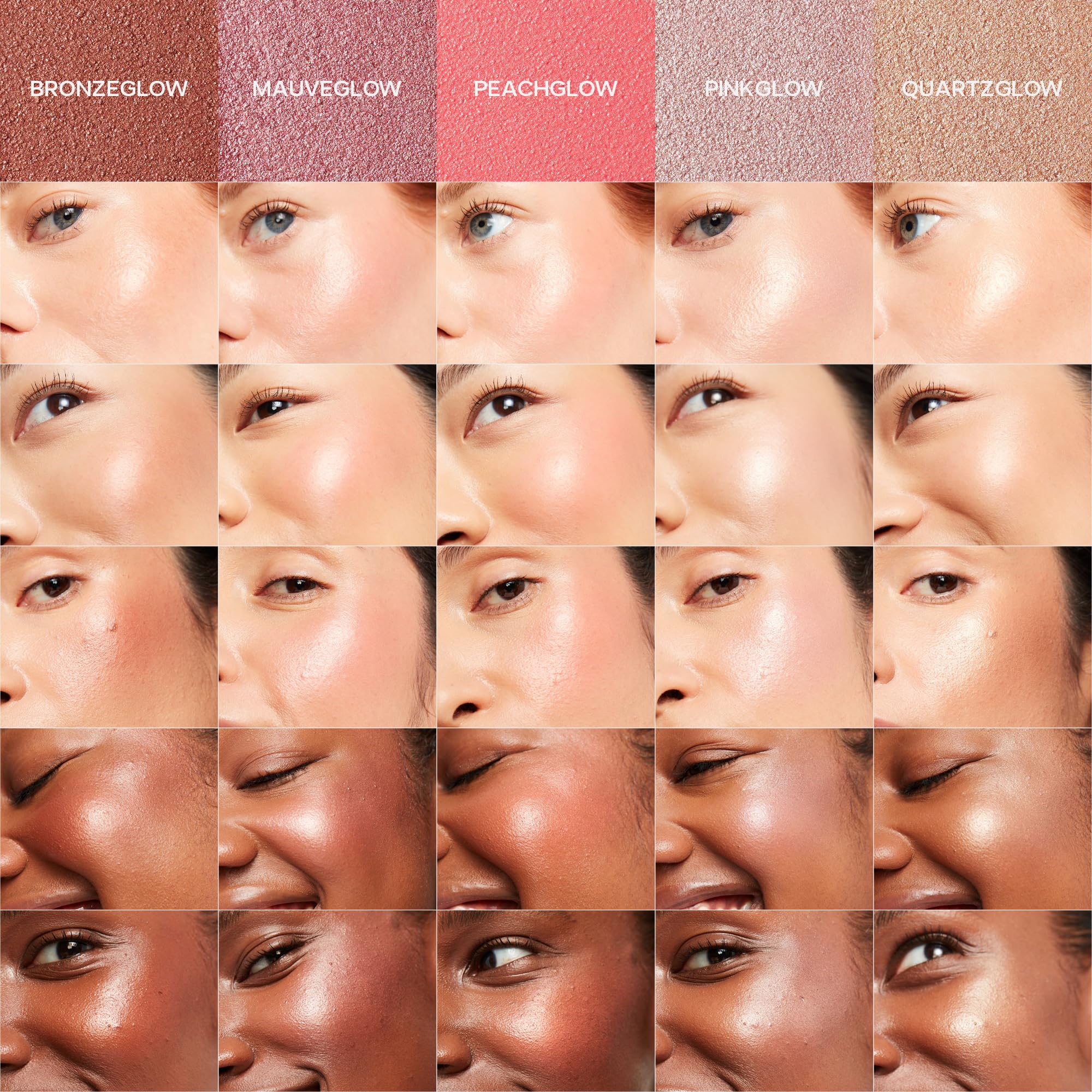 Saie Glow Sculpt Multi-Use Highlighter + Cream Blush - Lightweight Highlighter Makeup with Hyaluronic Acid + Micropearl for Radiant, Glowing Skin - Mauveglow (.02 oz)