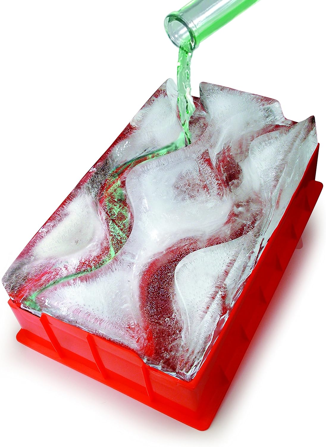 Barbuzzo Reusable Ice Luge (Double Track) Just Add Water, Freeze and