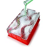 Reusable Ice Luge (Double Track) - Just Add Water, Freeze and Enjoy Within 24 Hours - A Perfect Center Piece To Any Party - T