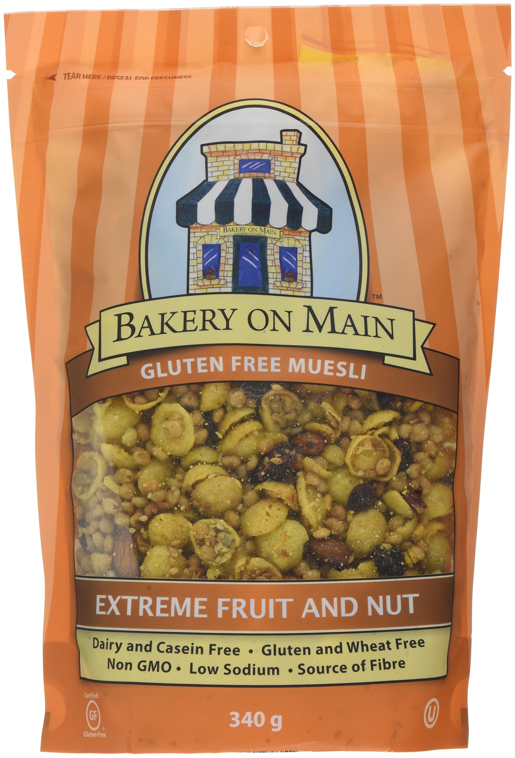Bakery On Main Gluten Free Granola Extreme Fruit and Nut Muesli , packaging may vary (Pack of 2)
