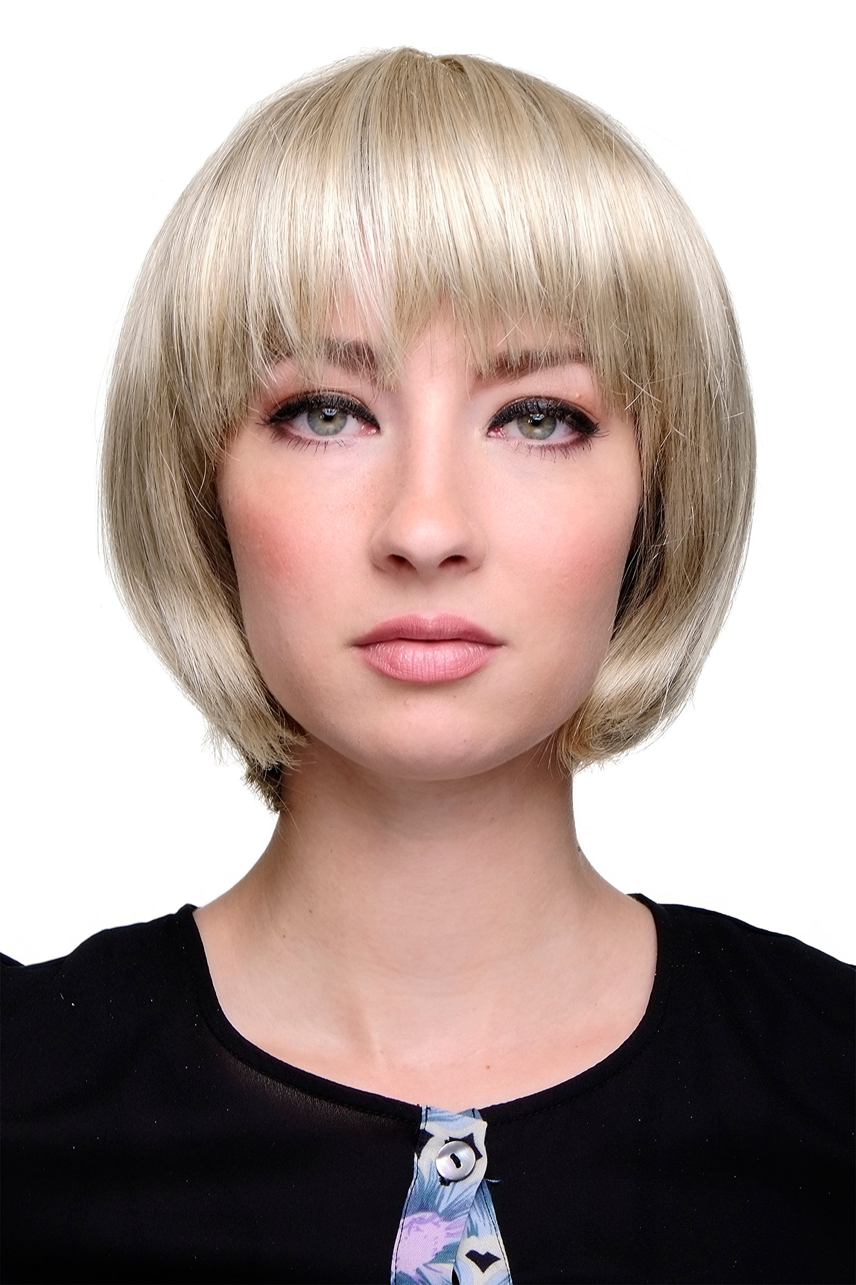 WIG ME UP - Lady Quality Wig Short Page Bob Fringe Bangs Ashen Blond Light ashblond 703-22 โ image 1