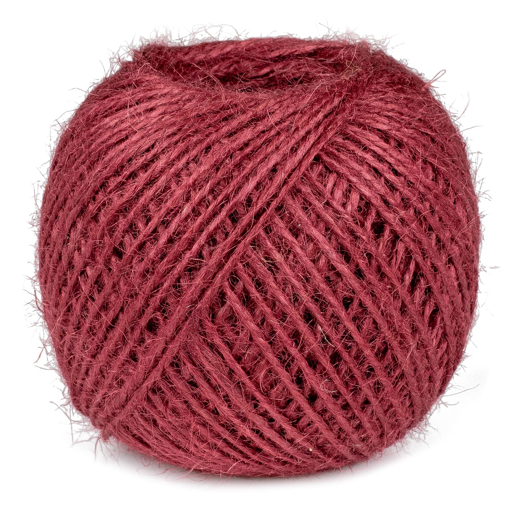 The cordeline Jute Ball cjn17d Raspberry 9.5 x 10 cm x 9.5 cm