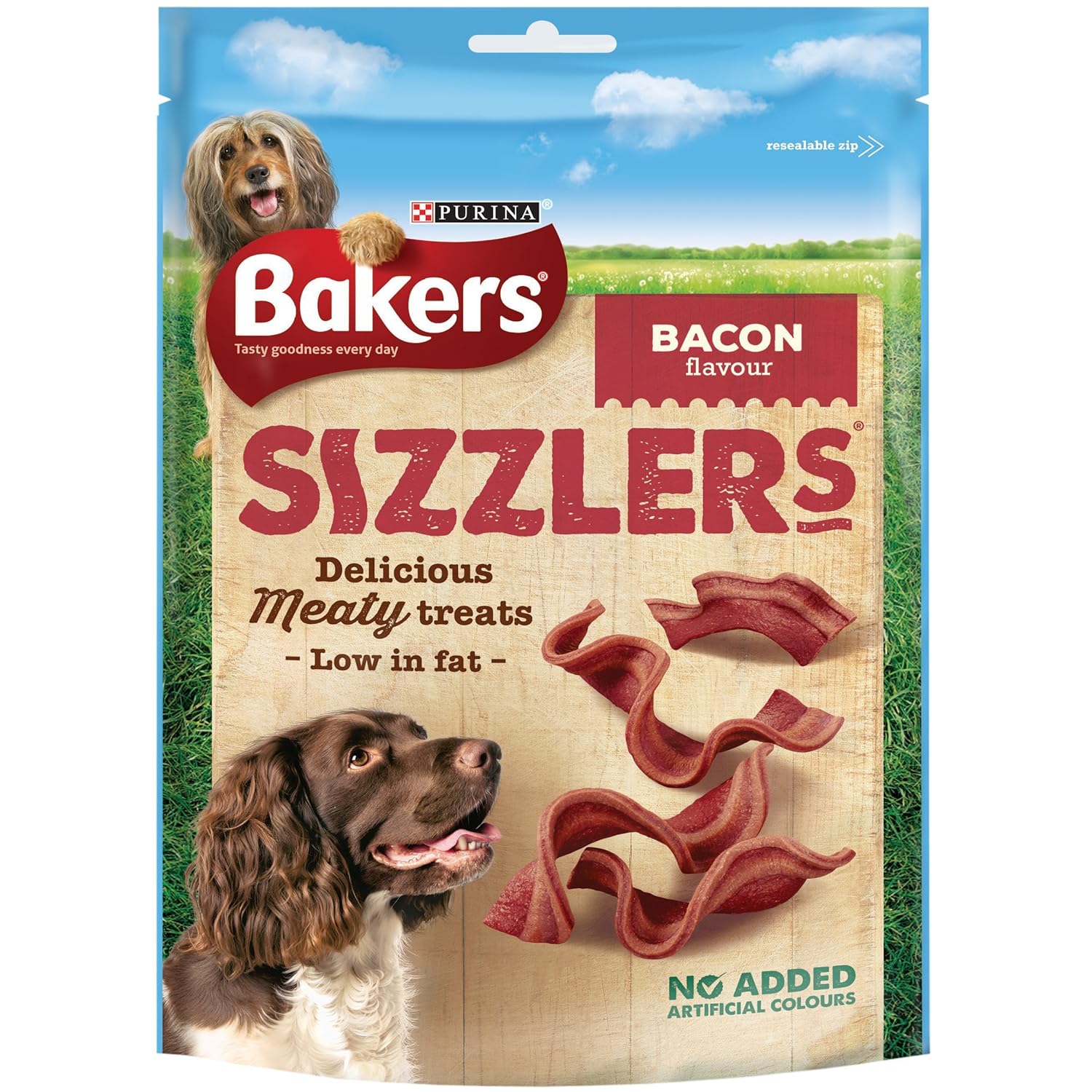 Bakers Sizzlers Dog Treats Bacon 120g Amazon.co.uk Prime Pantry