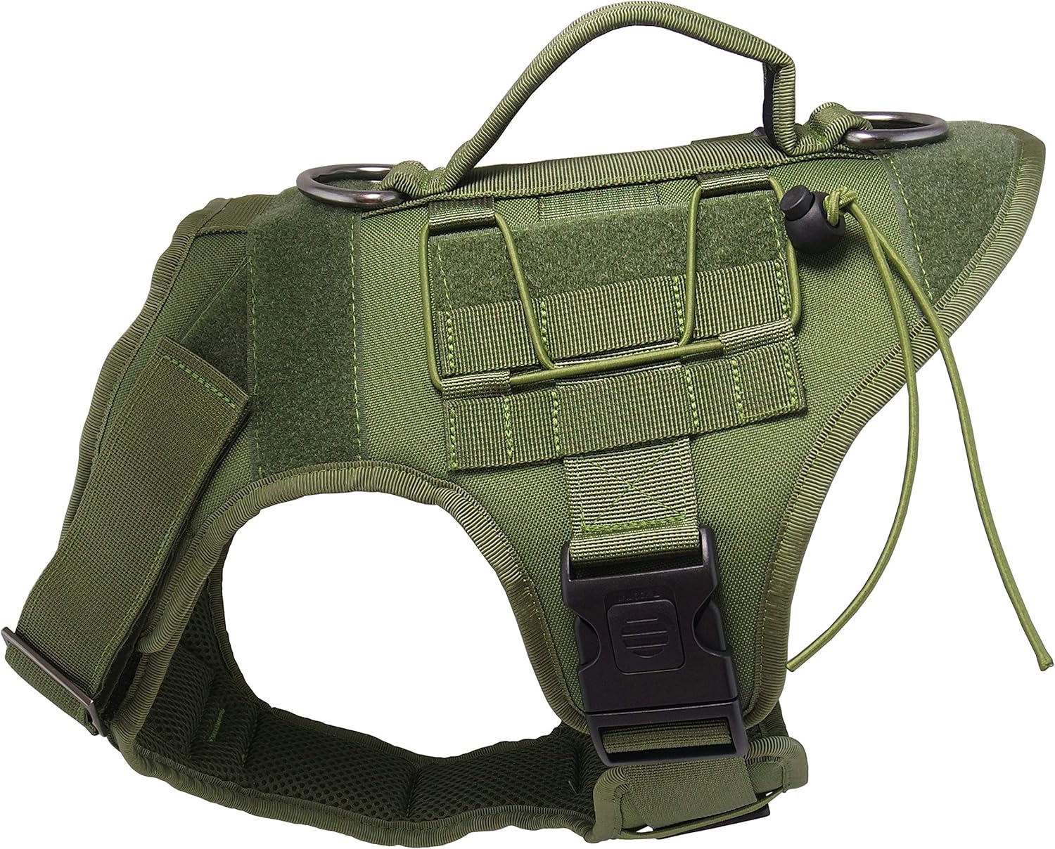 Mudinpet Tactical Dog Harness, Military Service Dog Vest for Small