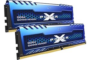 Silicon Power DDR4 RAM 16GB (2x8GB) Turbine 3200MHz (PC4 25600) 288-pin CL16 1.35V UDIMM Desktop Memory Module (SP016GXLZU320