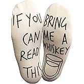 'If You Can Read This Bring Me A Whiskey' Funny Ankle Socks - For Whiskey Lovers