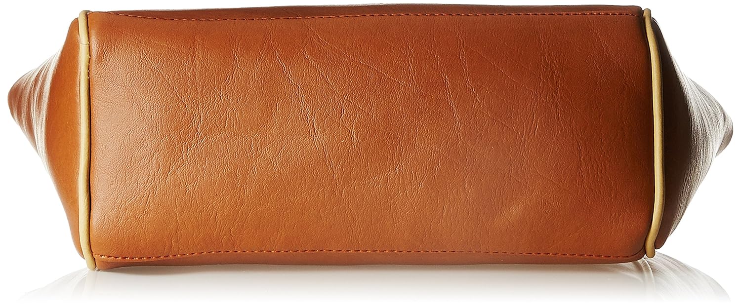 fantosy women's handbag (tan and beige) (fnb-356)