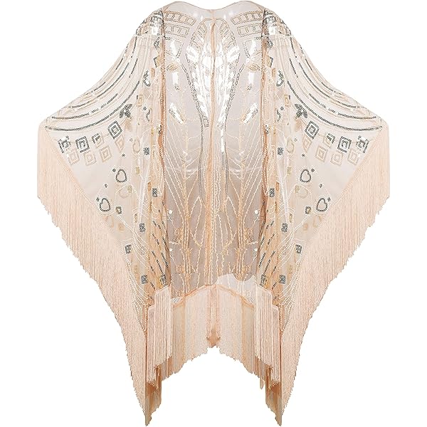 Shawls And Wraps For Evening Dresses L'VOW Women's Glittering