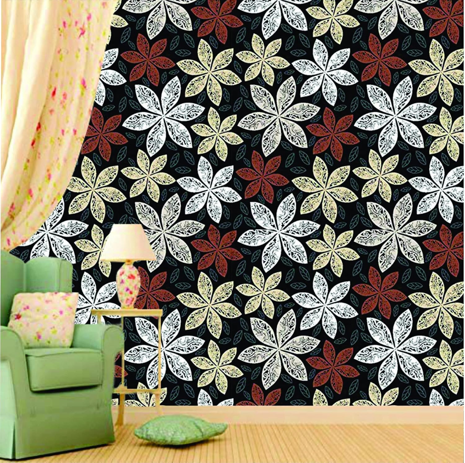 Annu Advertising Self Adhesive Wallpaper Wall Sticker for Home Décor