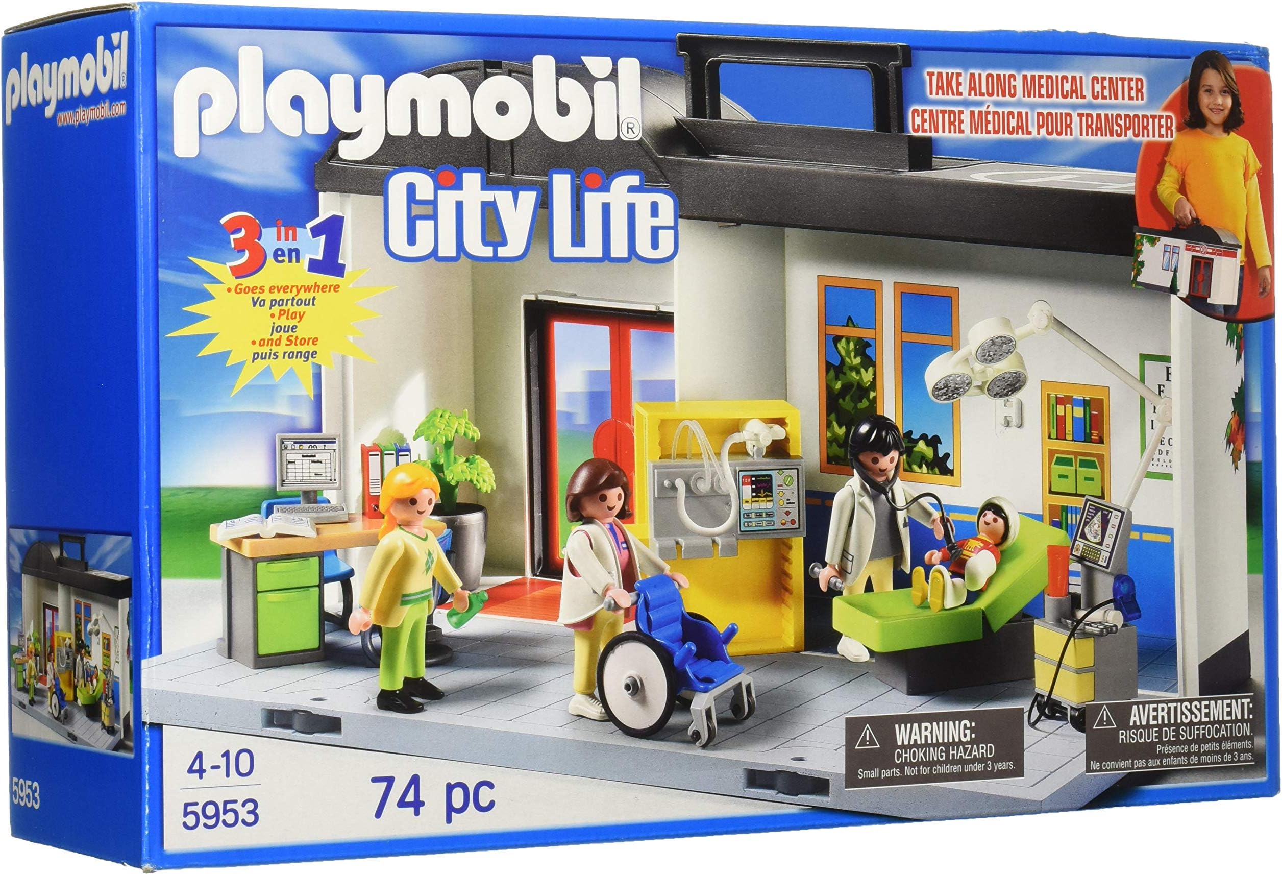 PLAYMOBIL Take Along Hospital Playset