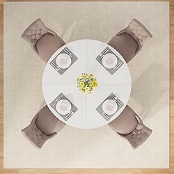 Tribesigns Round Dining Table Wood Kitchen Table
