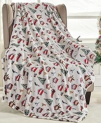 Elegant Comfort Lightweight Printed Throw