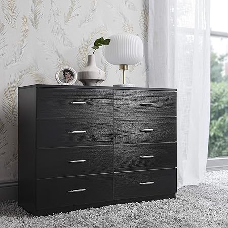 Laura James Chest Of Drawers Black 8 Drawer Amazon Co Uk