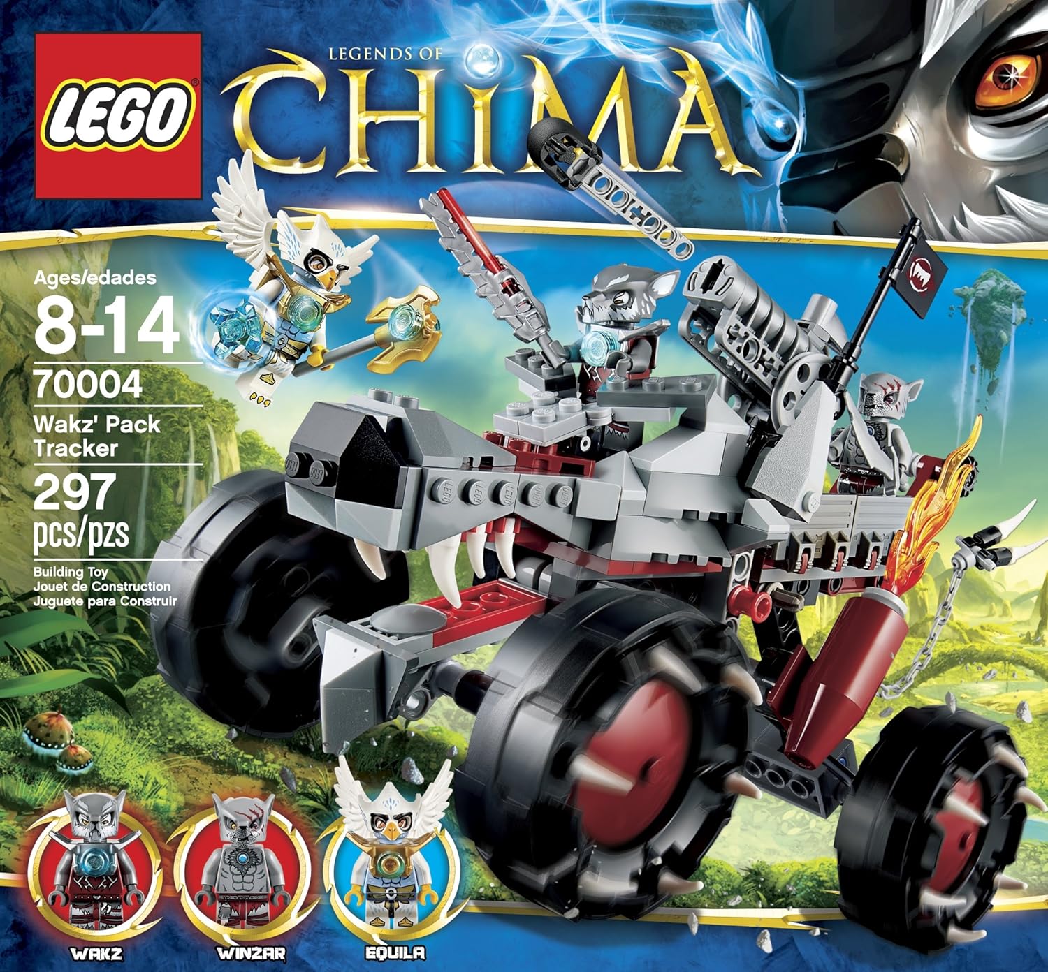 lego chima wolf truck