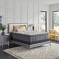 Sealy Posturepedic Plus, Euro Pillow Top 14 Medium Mattress with Surface-Guard and 5-Inch Foundation, Full, Grey