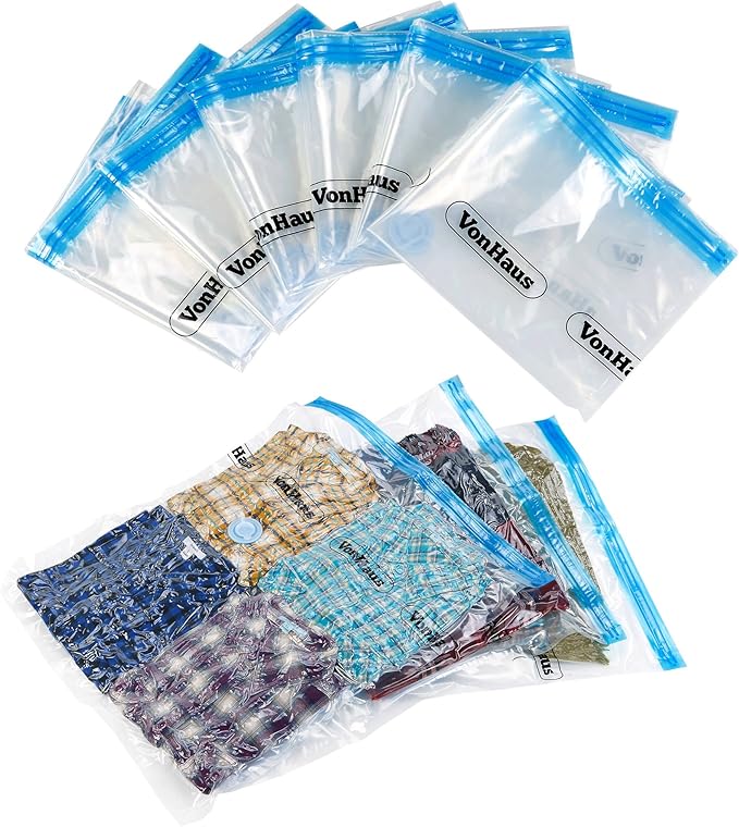 VonHaus 6 Pack Space Saver Vacuum Bag Vacuum Storage Bags 50 x 85 cm