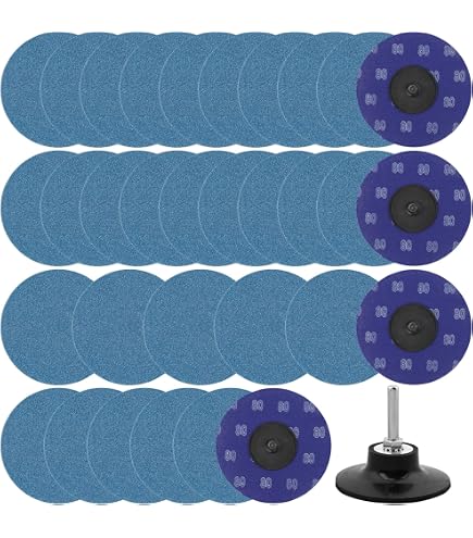 92PCS 2 Inch Quick Change Sanding Discs Set:90PCS Surface Conditioning 92PCS 2 Inch Quick Change Sanding Discs Set:90PCS Surface Conditioning