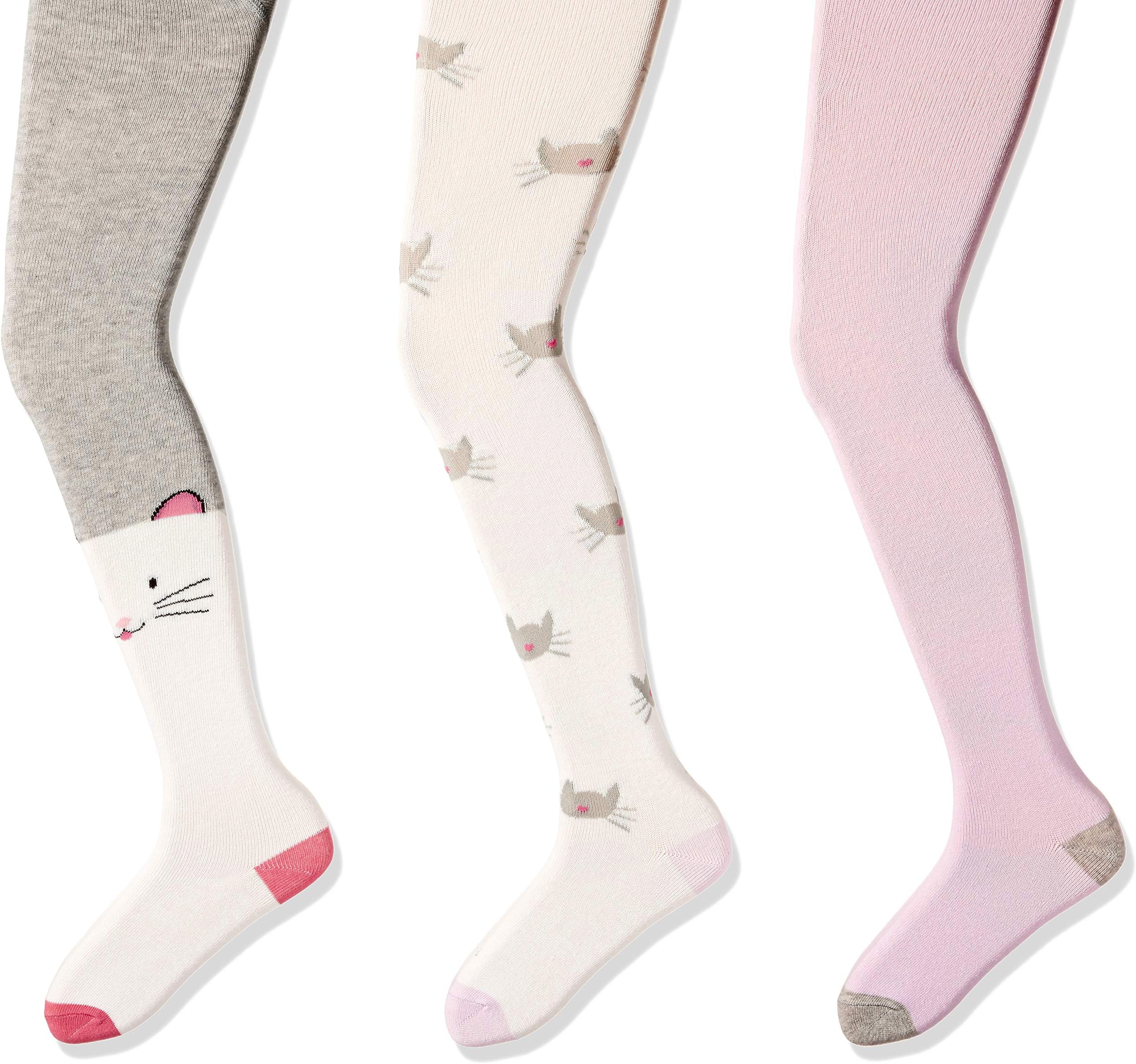 Amazon Brand - Spotted Zebra Girls Cotton Tights