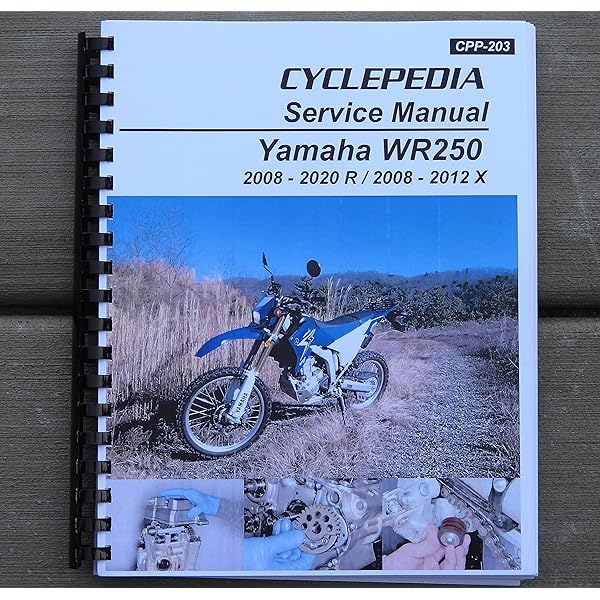 2008-2020 Yamaha WR250R WR250X Cyclepedia Printed Motorcycle