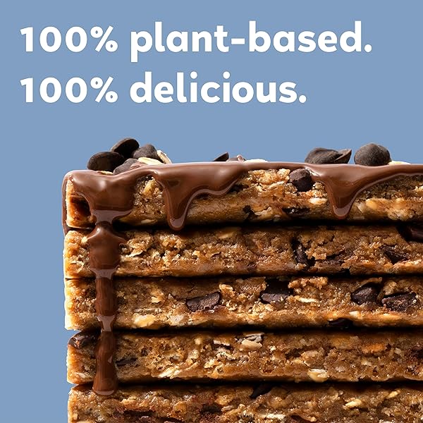 GOMACRO MACROBAR ORGANIC VEGAN PROTEIN BARS – OATMEAL CHOCOLATE CHIP (2.3 OUNCE BARS, 12 COUNT)