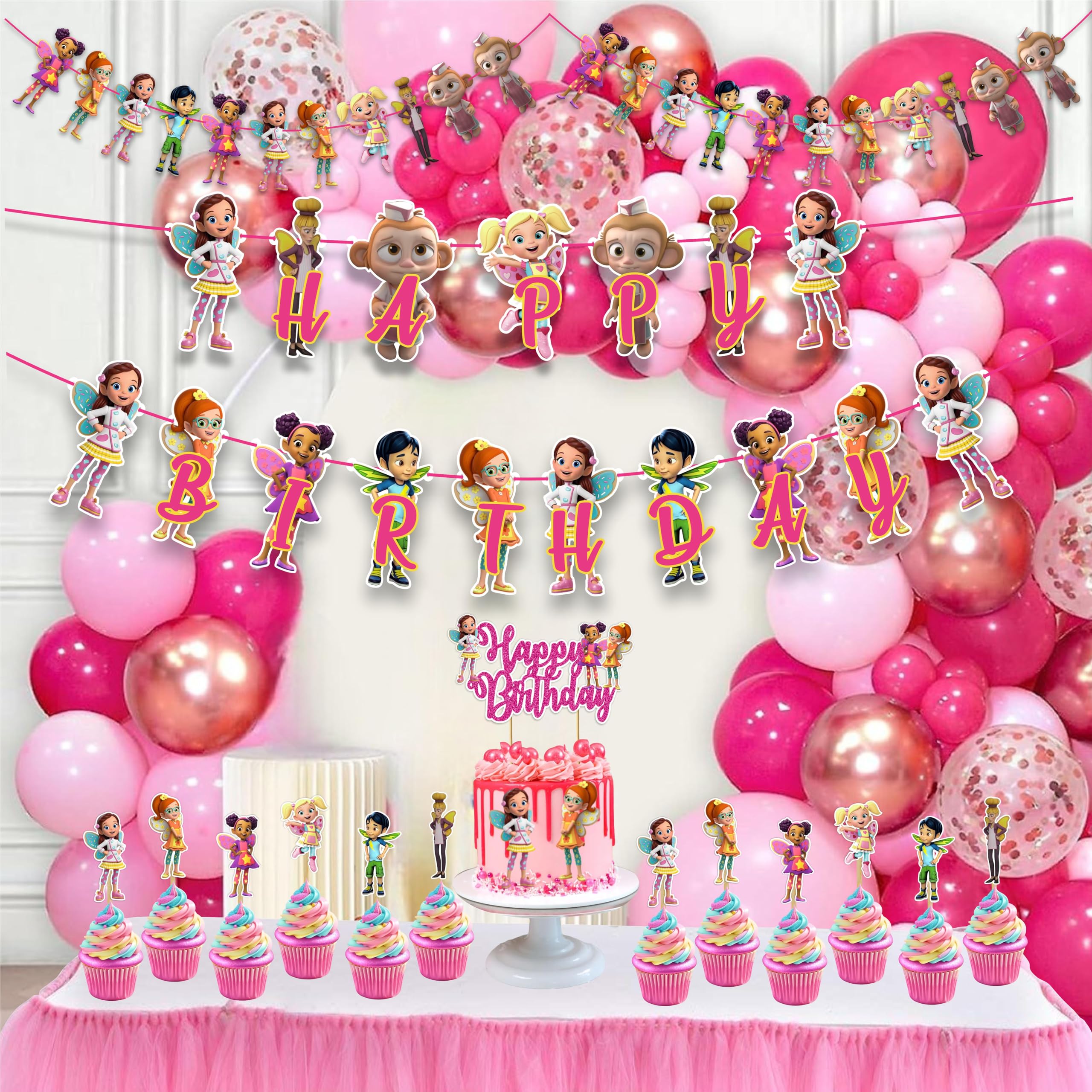 Seyal® Buterbean Cafe Theme Birthday Party Supplies