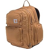 Carhartt Utility 35L Triple-Compartment Backpack Carhartt Brown | Durable Pack with Laptop Sleeve and Duravax Abrasion Resistant Base